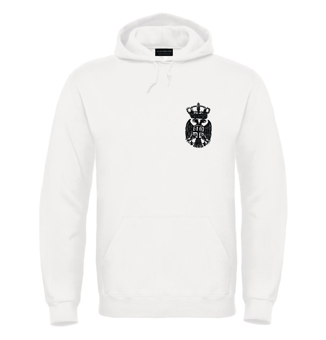 Yugobrand® x embroidered Serbian Eagle Hoodie Unisex