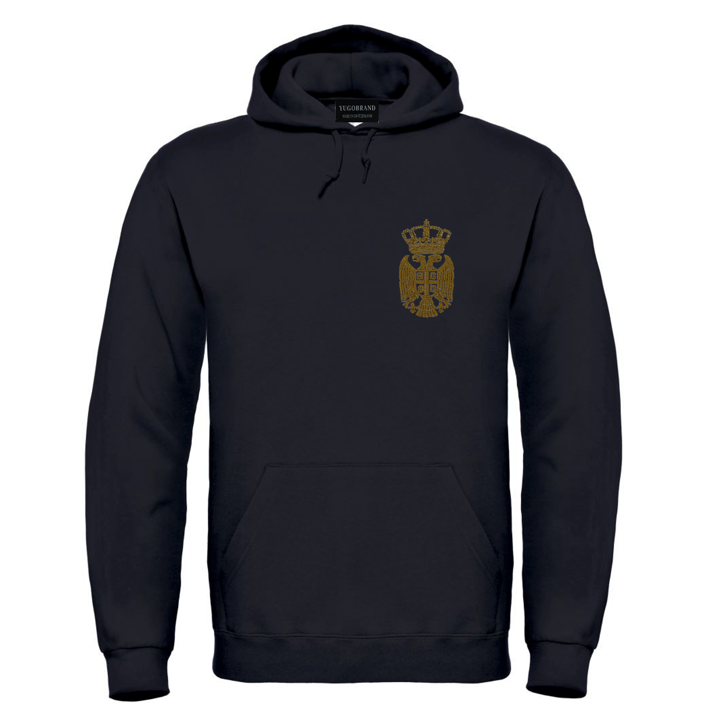 Yugobrand® x embroidered Serbian Eagle Hoodie Unisex