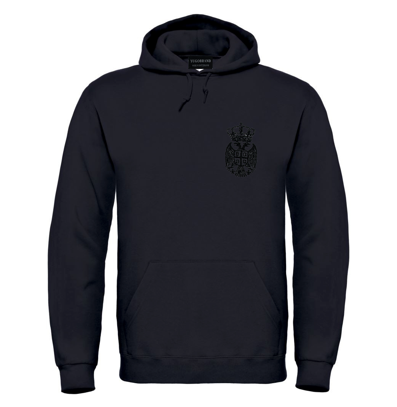 Yugobrand® x embroidered Serbian Eagle Hoodie Unisex