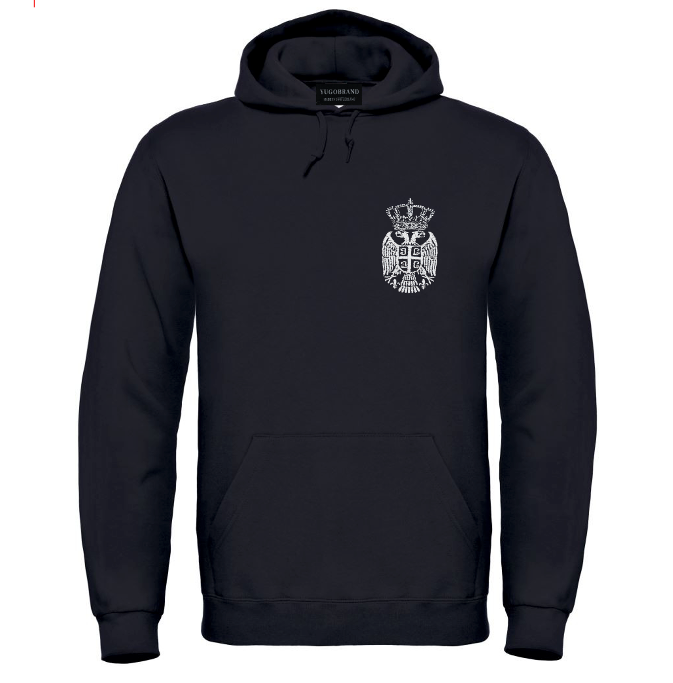 Yugobrand® x embroidered Serbian Eagle Hoodie Unisex