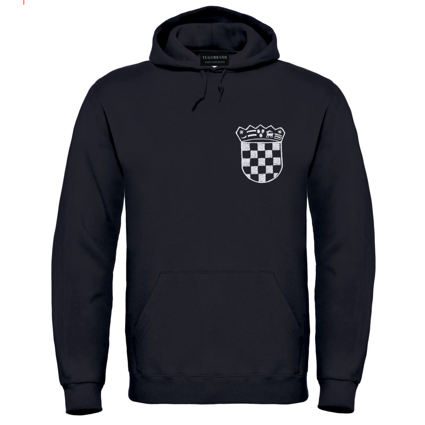 Yugobrand® x embroidered Croatian coat of arms Hoodie Unisex