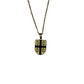 Small Serbian coat of arms necklace – gold