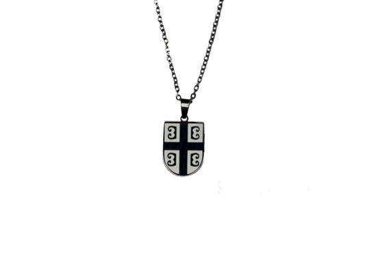 Small Serbian coat of arms necklace – silver