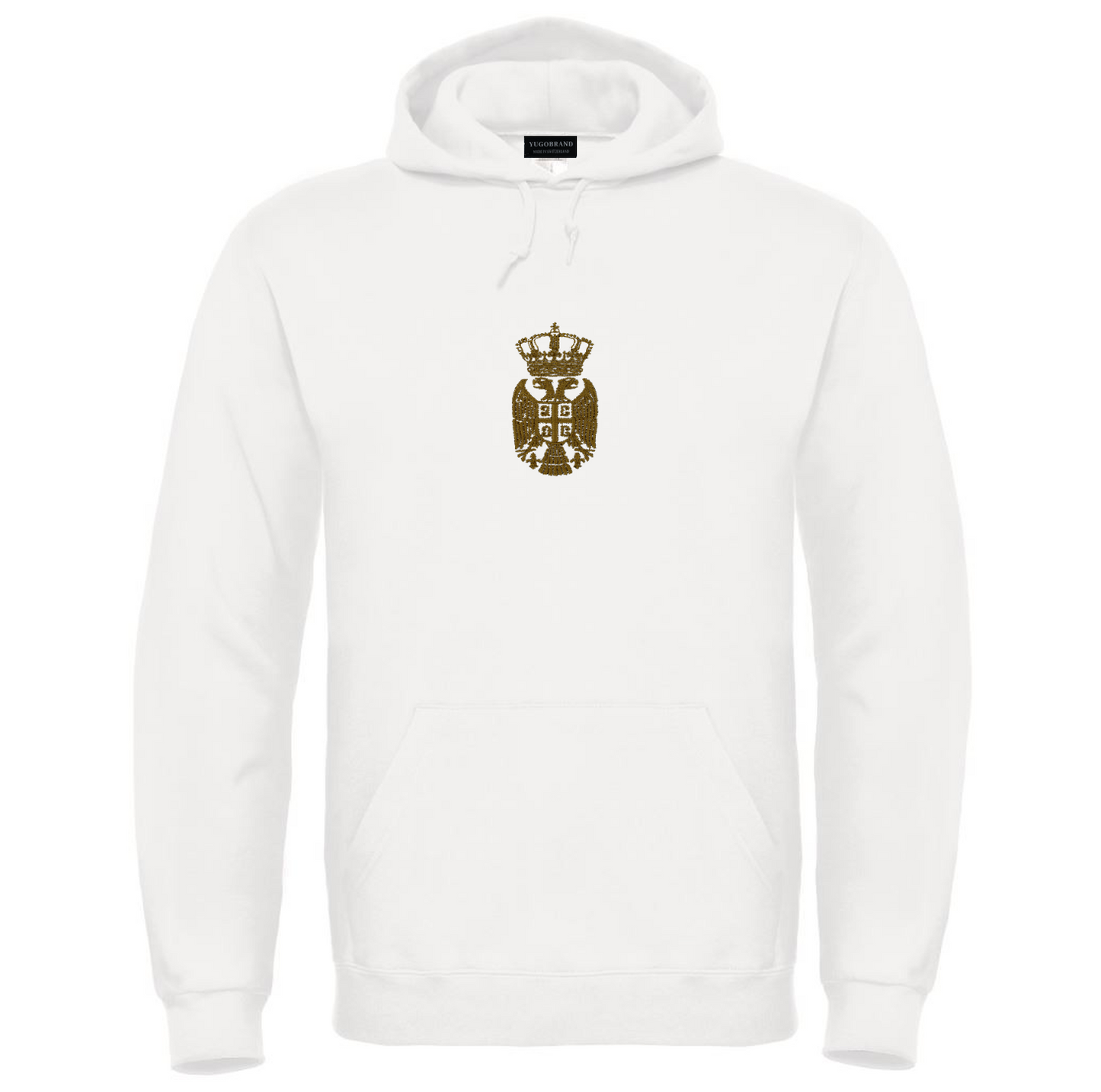 Yugobrand® x embroidered Serbian Eagle Hoodie Unisex