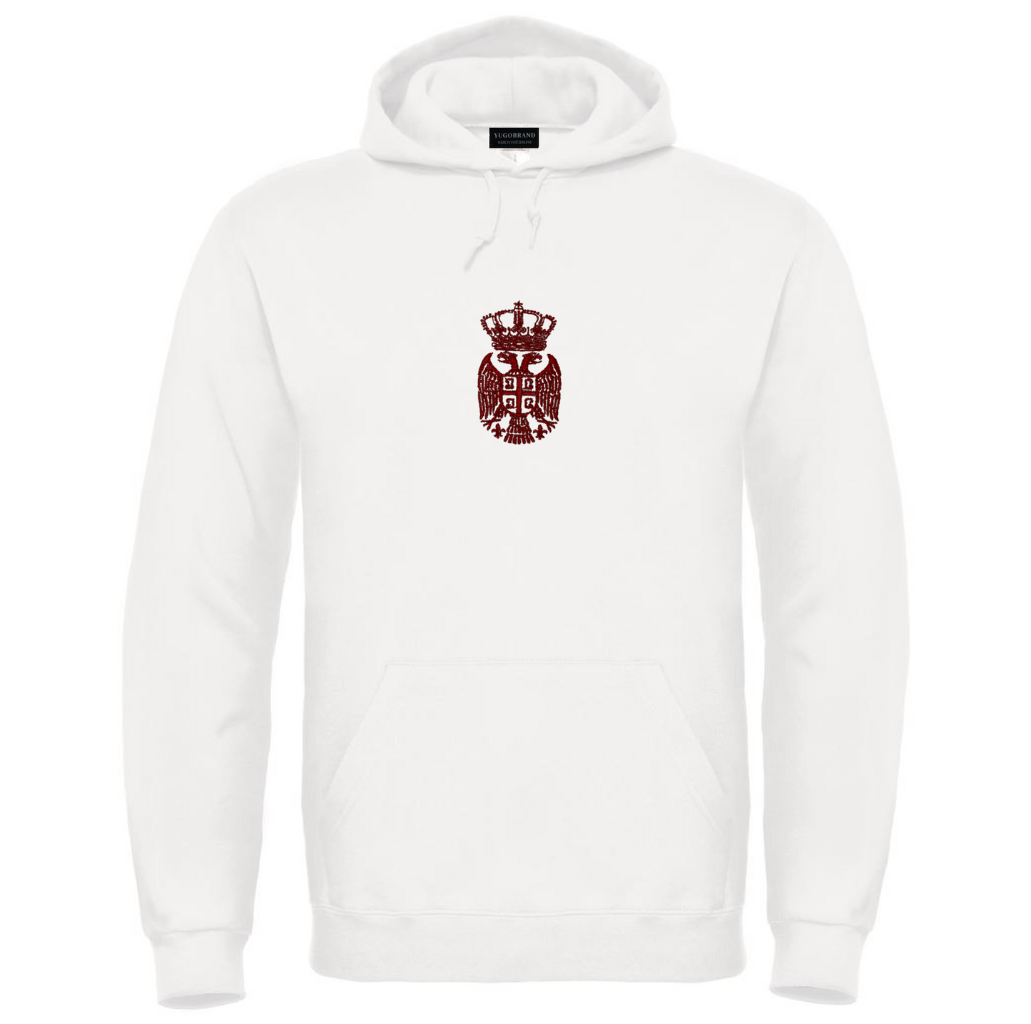 Yugobrand® x embroidered Serbian Eagle Hoodie Unisex