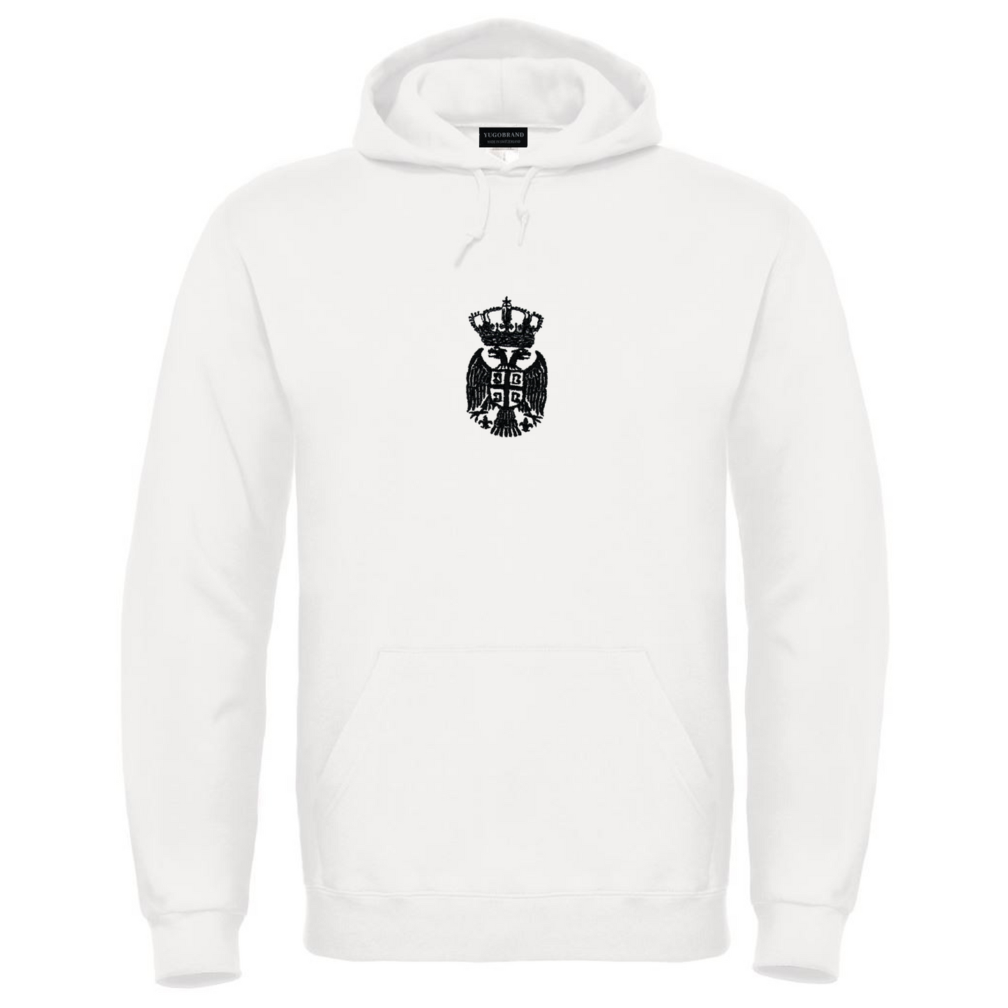 Yugobrand® x embroidered Serbian Eagle Hoodie Unisex