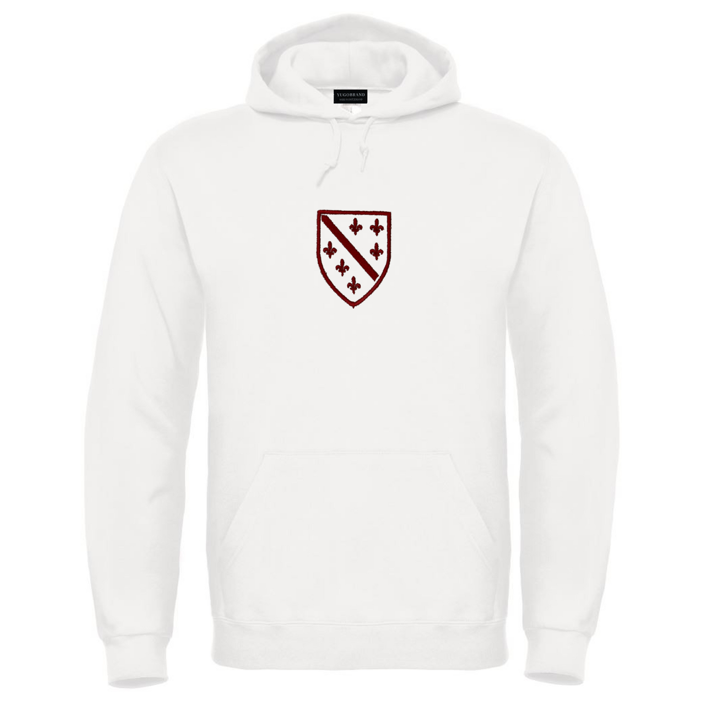 Yugobrand® x embroidered Bosnian coat of arms Hoodie Unisex