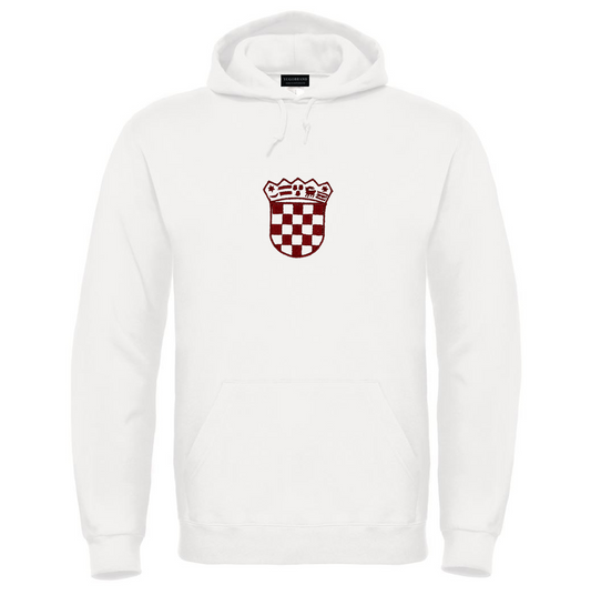 Yugobrand® x embroidered Croatian coat of arms Hoodie Unisex