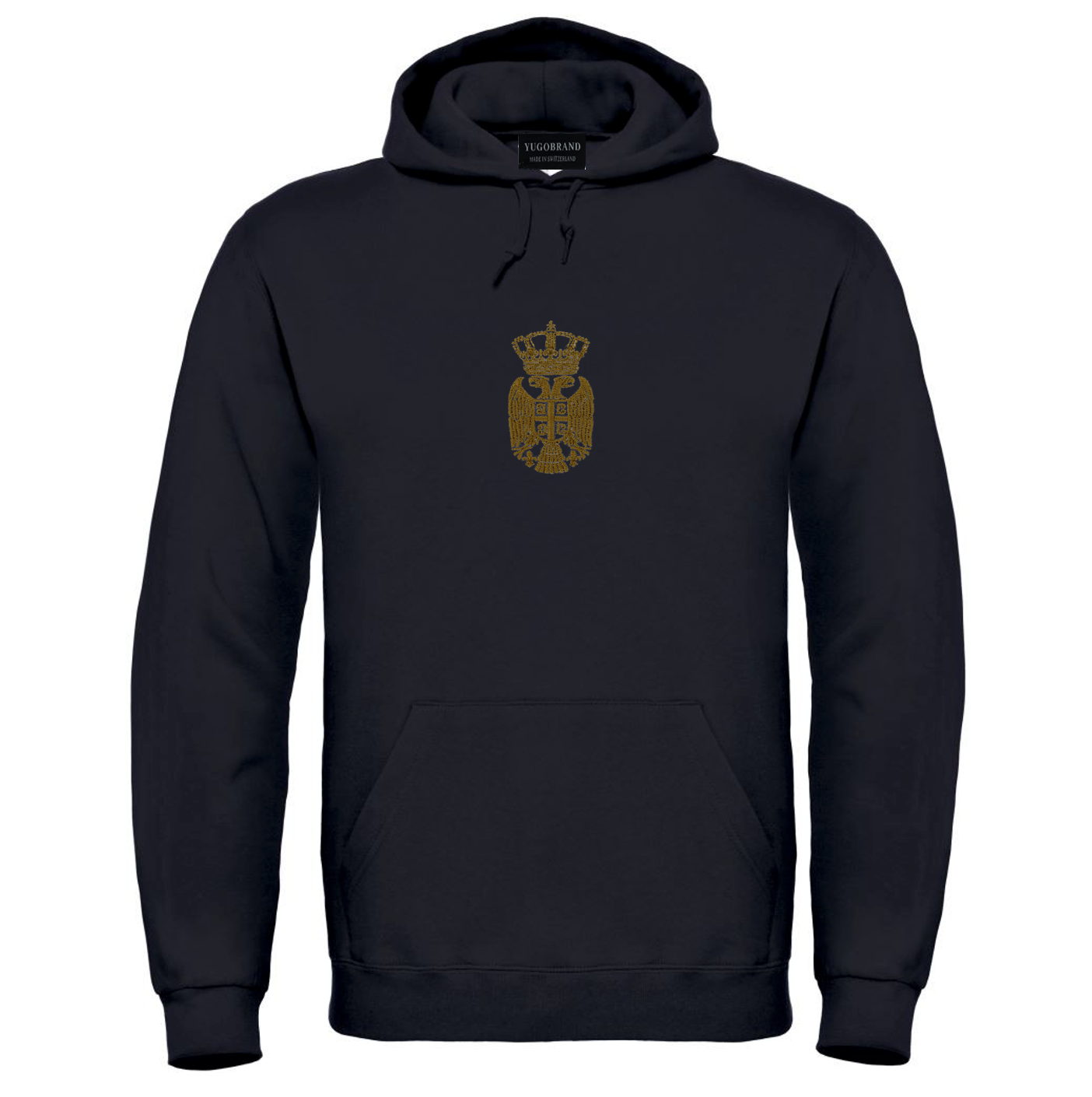 Yugobrand® x embroidered Serbian Eagle Hoodie Unisex