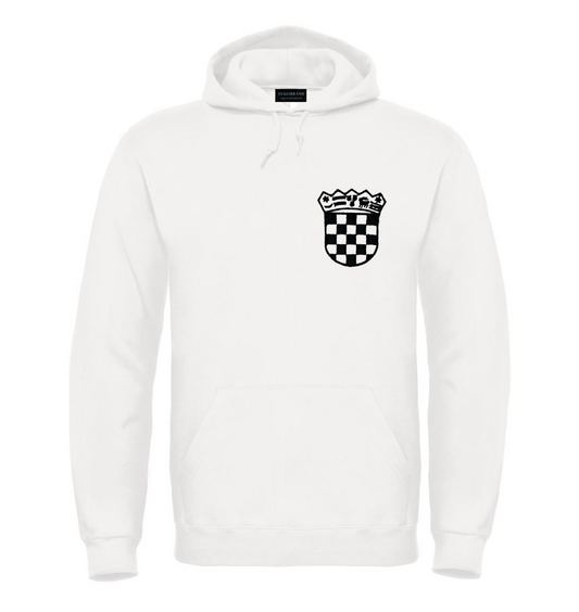 Yugobrand® x embroidered Croatian coat of arms Hoodie Unisex