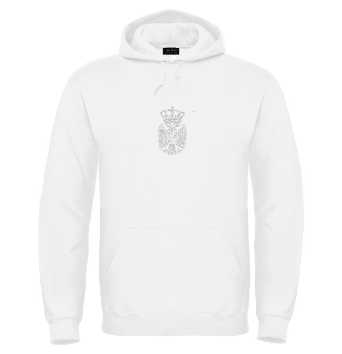 Yugobrand® x embroidered Serbian Eagle Hoodie Unisex