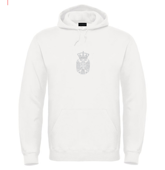 Yugobrand® x embroidered Serbian Eagle Hoodie Unisex