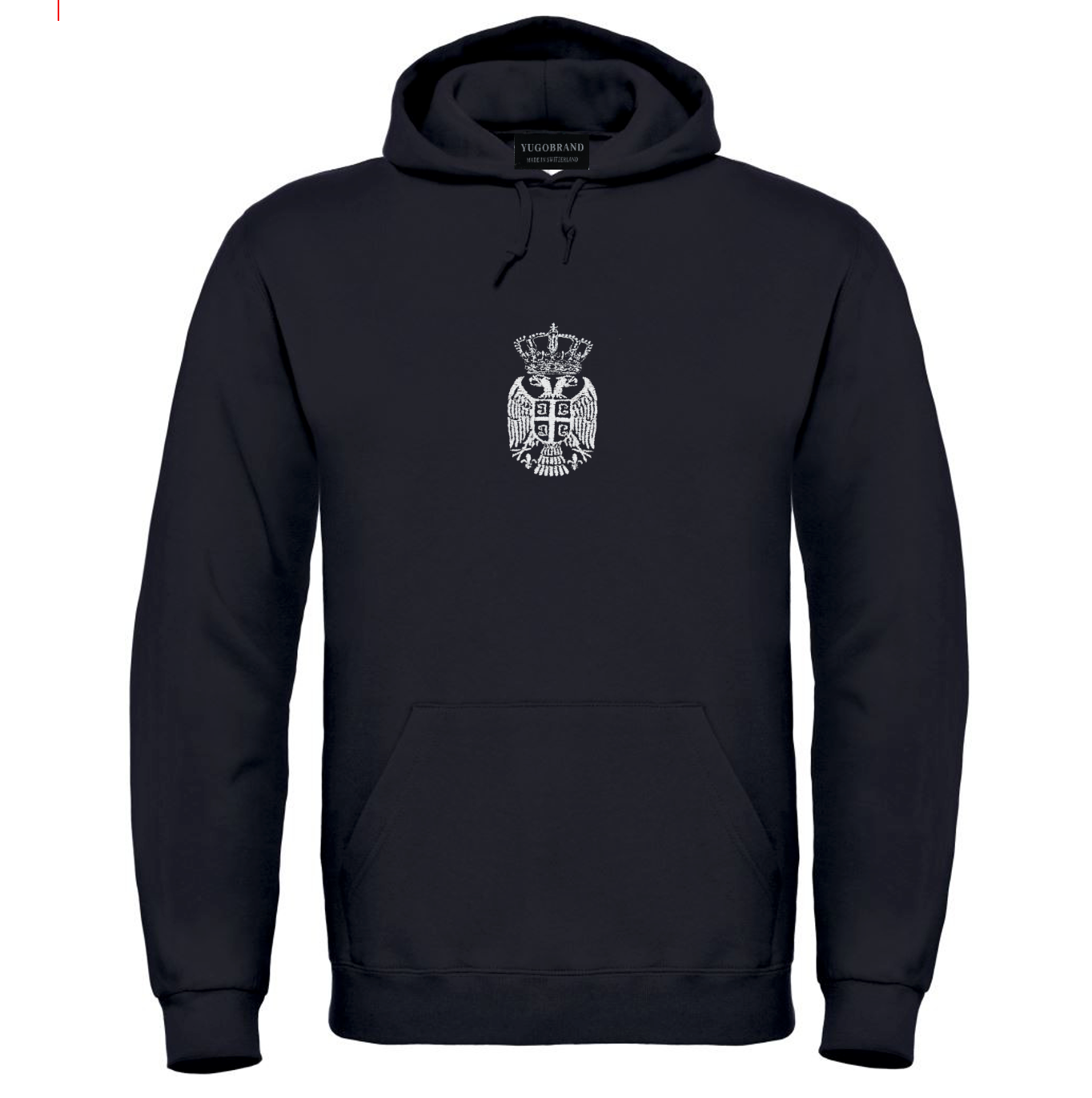 Yugobrand® x embroidered Serbian Eagle Hoodie Unisex