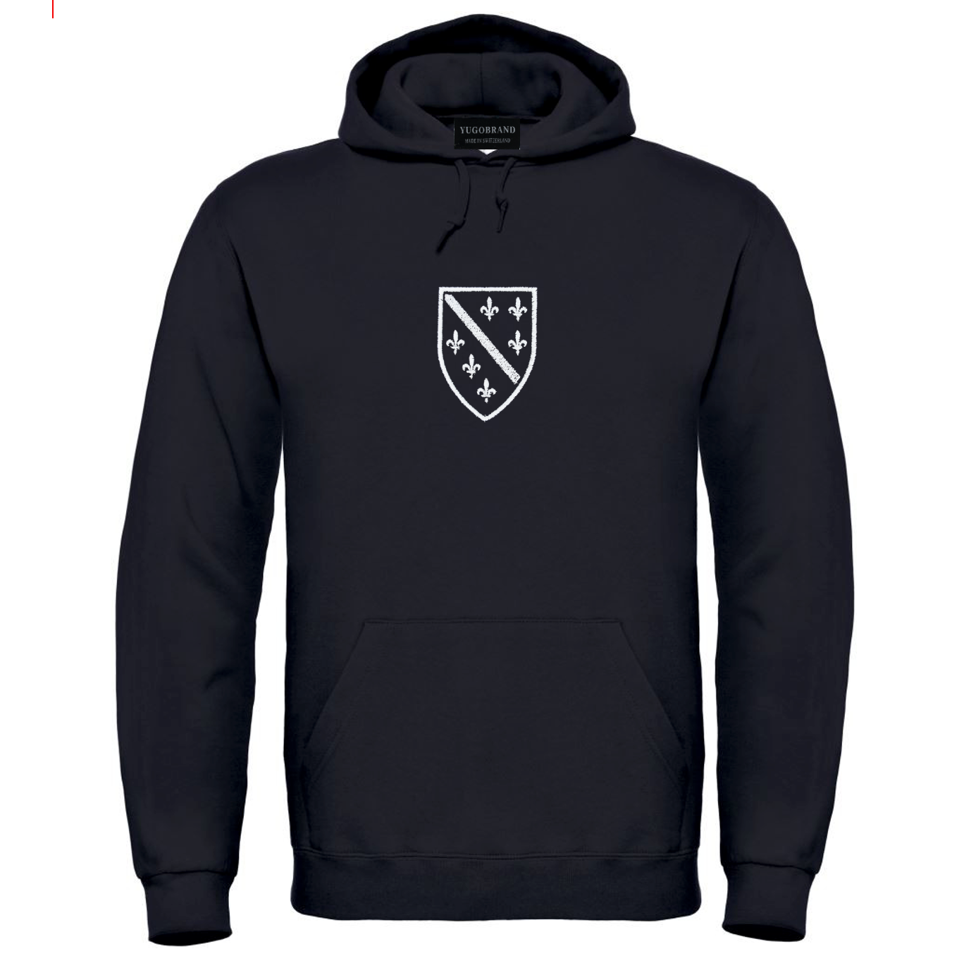 Yugobrand® x embroidered Bosnian coat of arms Hoodie Unisex