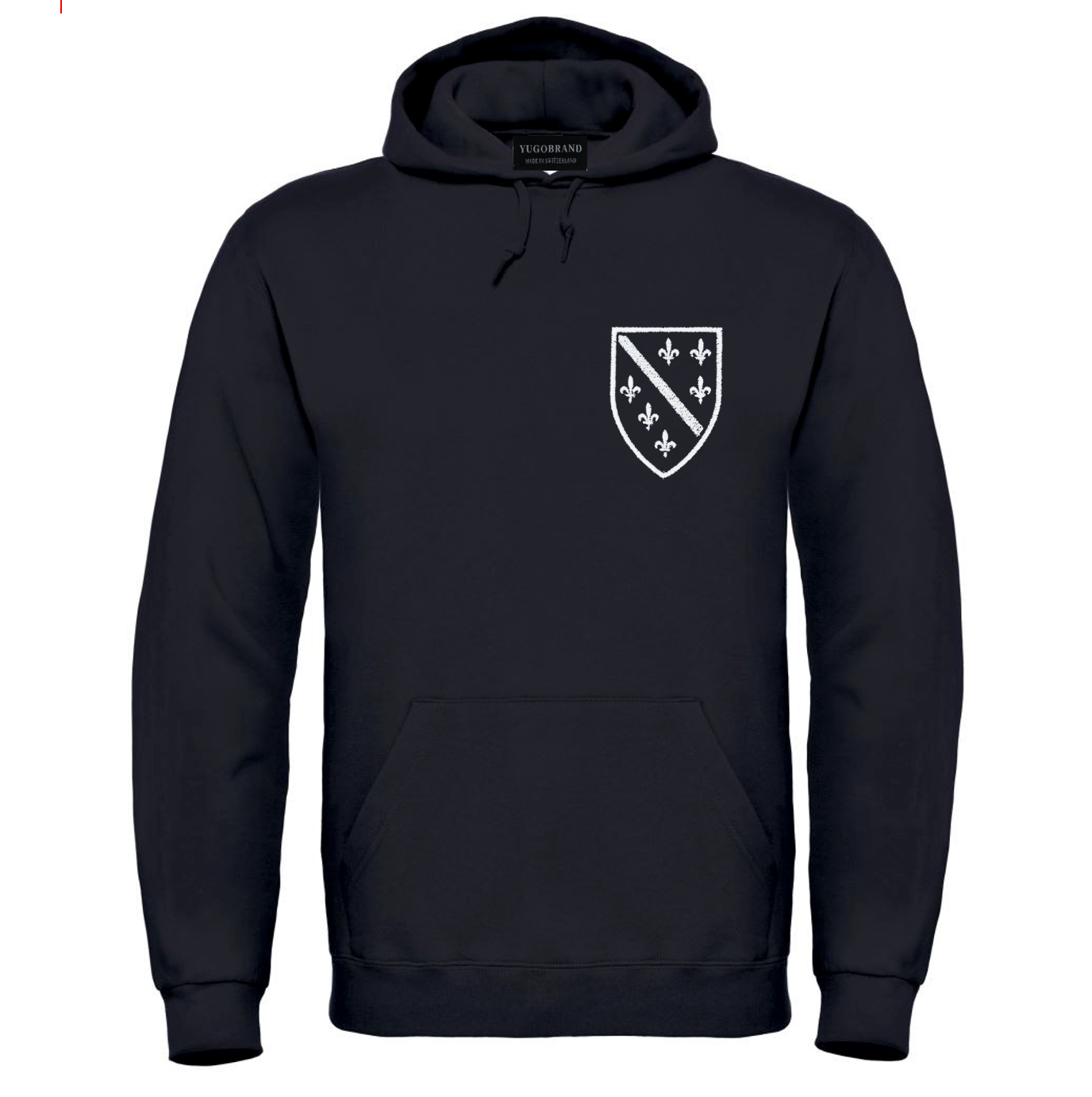 Yugobrand® x embroidered Bosnian coat of arms Hoodie Unisex