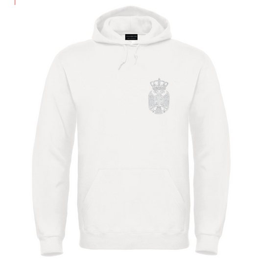 Yugobrand® x embroidered Serbian Eagle Hoodie Unisex