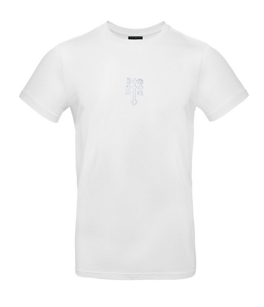 Yugobrand® x embroidered Orthodox Cross T-shirt Men
