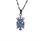 Serbia Diamond Eagle necklace – silver