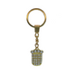 Croatia keychain – gold