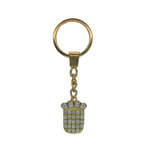 Croatia keychain – gold