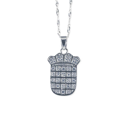 Croatia Diamond necklace – silver