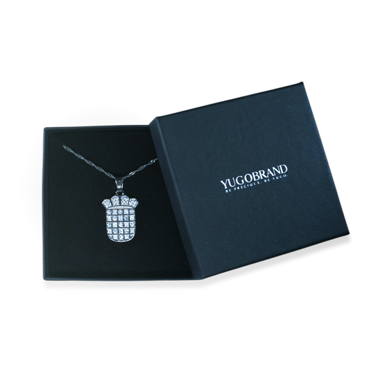 Croatia Diamond necklace – silver